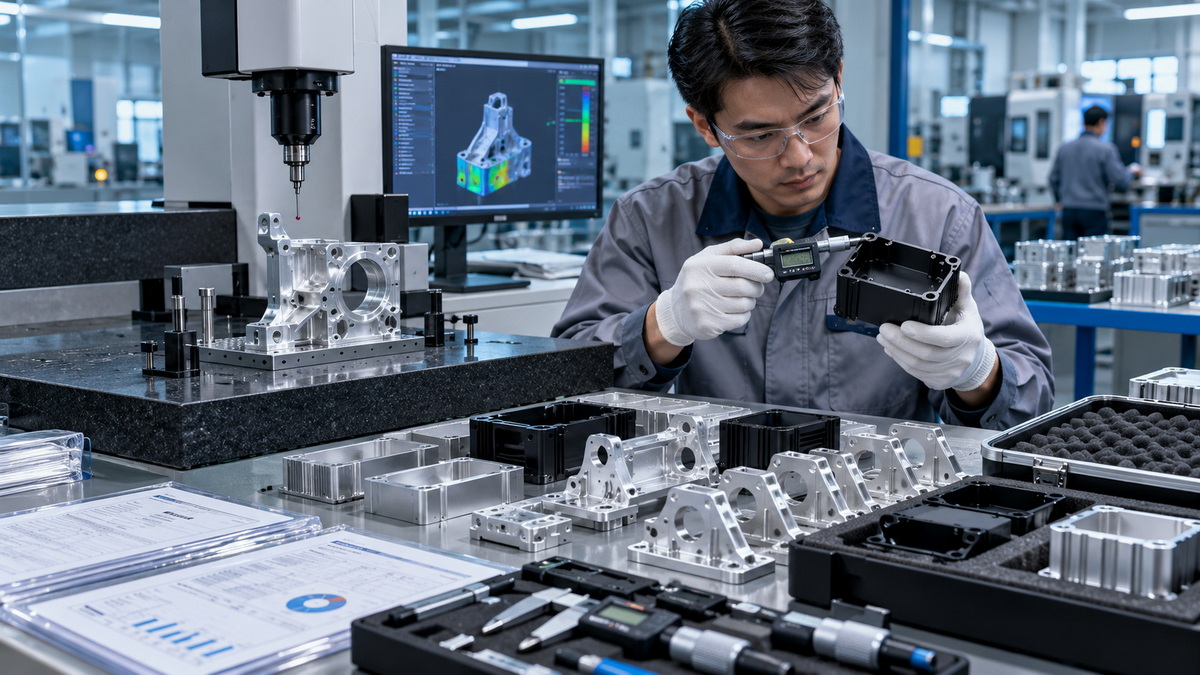 Aluminum CNC Parts Quality Inspection