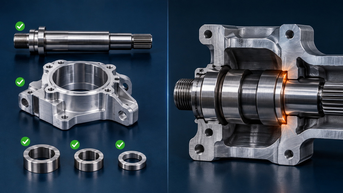 Precision CNC Parts And Assembly Fit