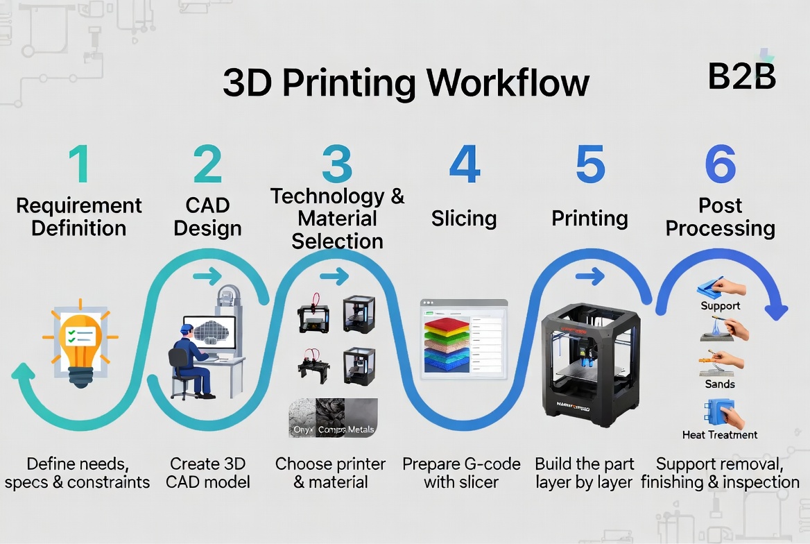 3D Printing Workflow Overview 3D Printing Workflow Overview