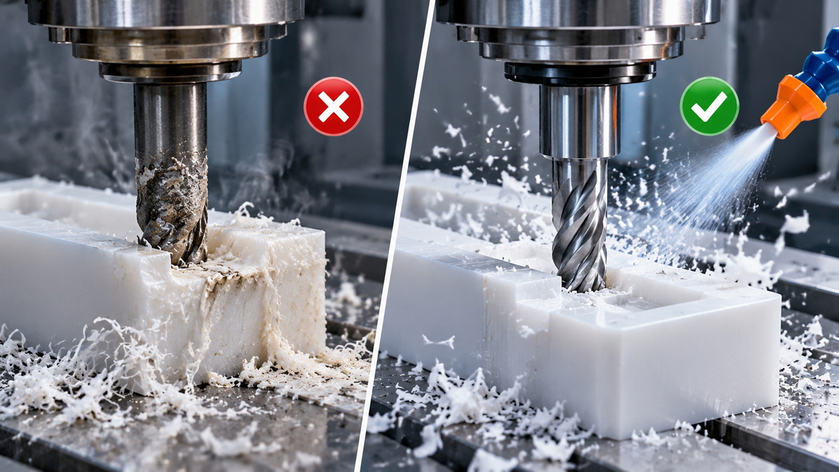 PVC Machining Heat Control And Chip Removal