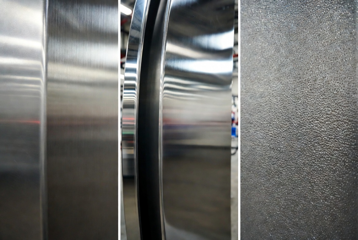 Brushed Finish Application Comparison Brushed Finish Application Comparison
