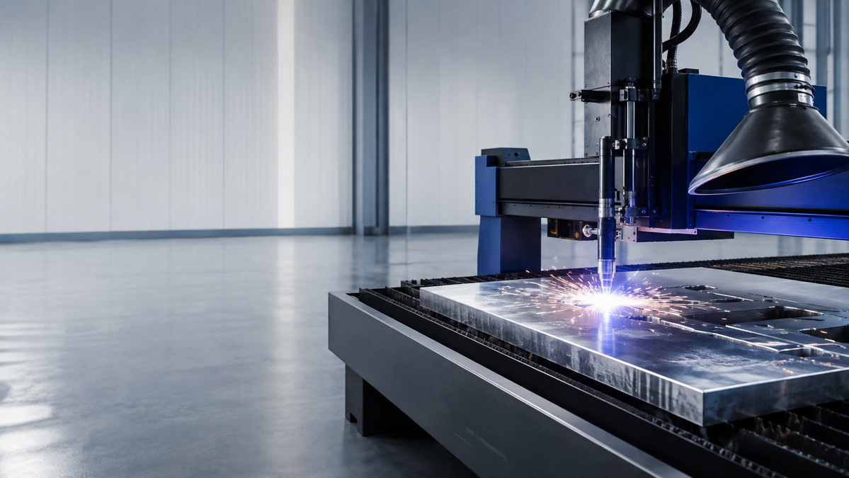 CNC Plasma Cutting Aluminum Plate