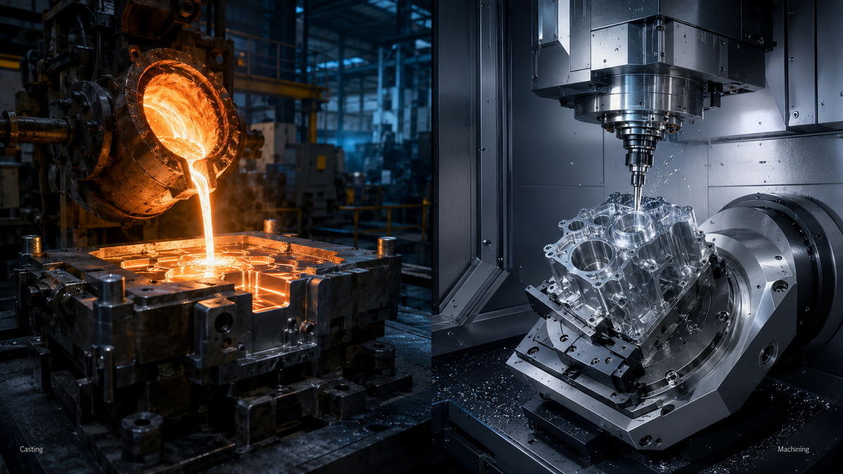 Casting And Machining Manufacturing Comparison