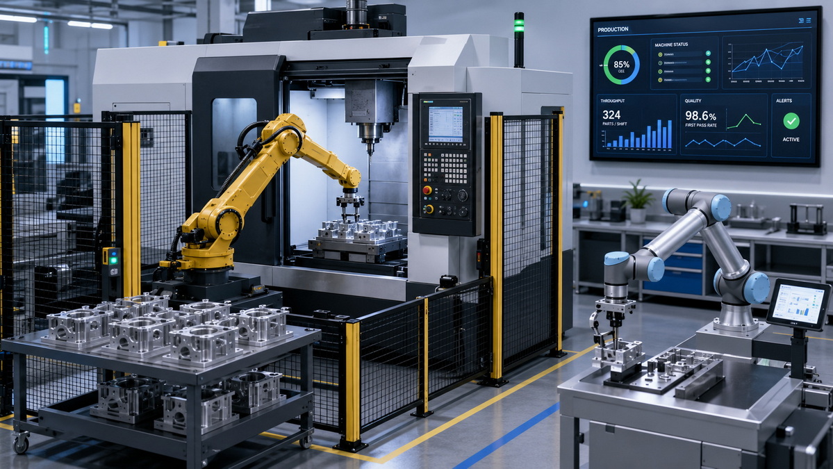 CNC Robotics Precision Cell