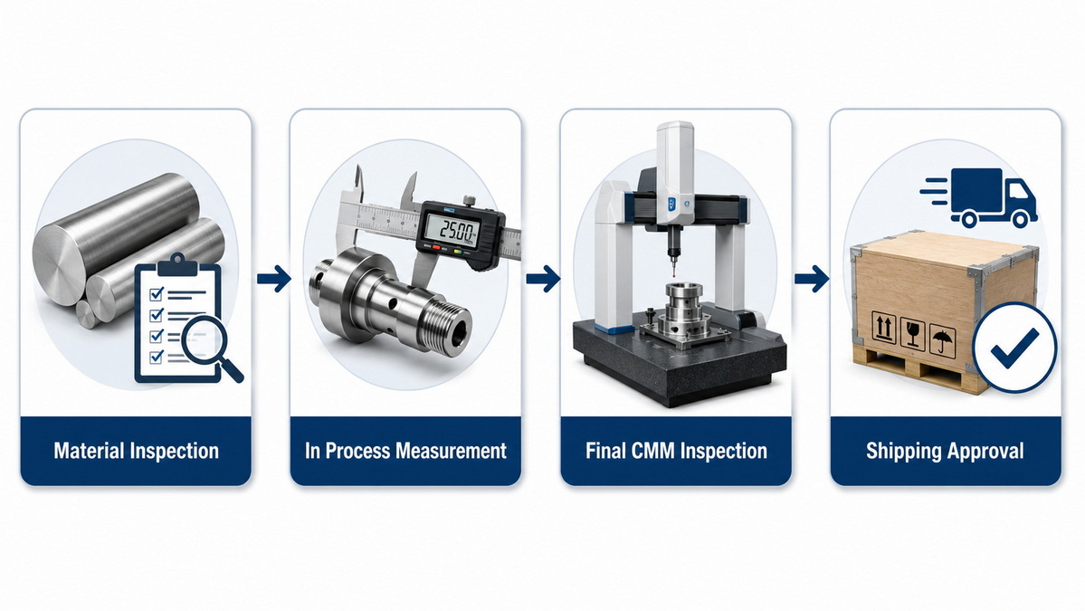 CNC Turning Quality Control Workflow