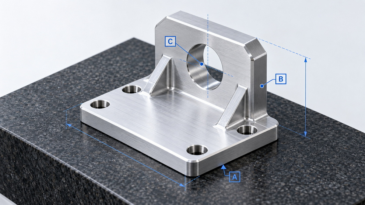 Functional Datums On CNC Part