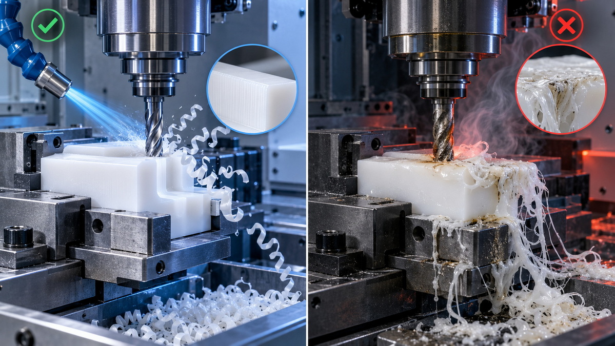 Delrin Machining Heat Control