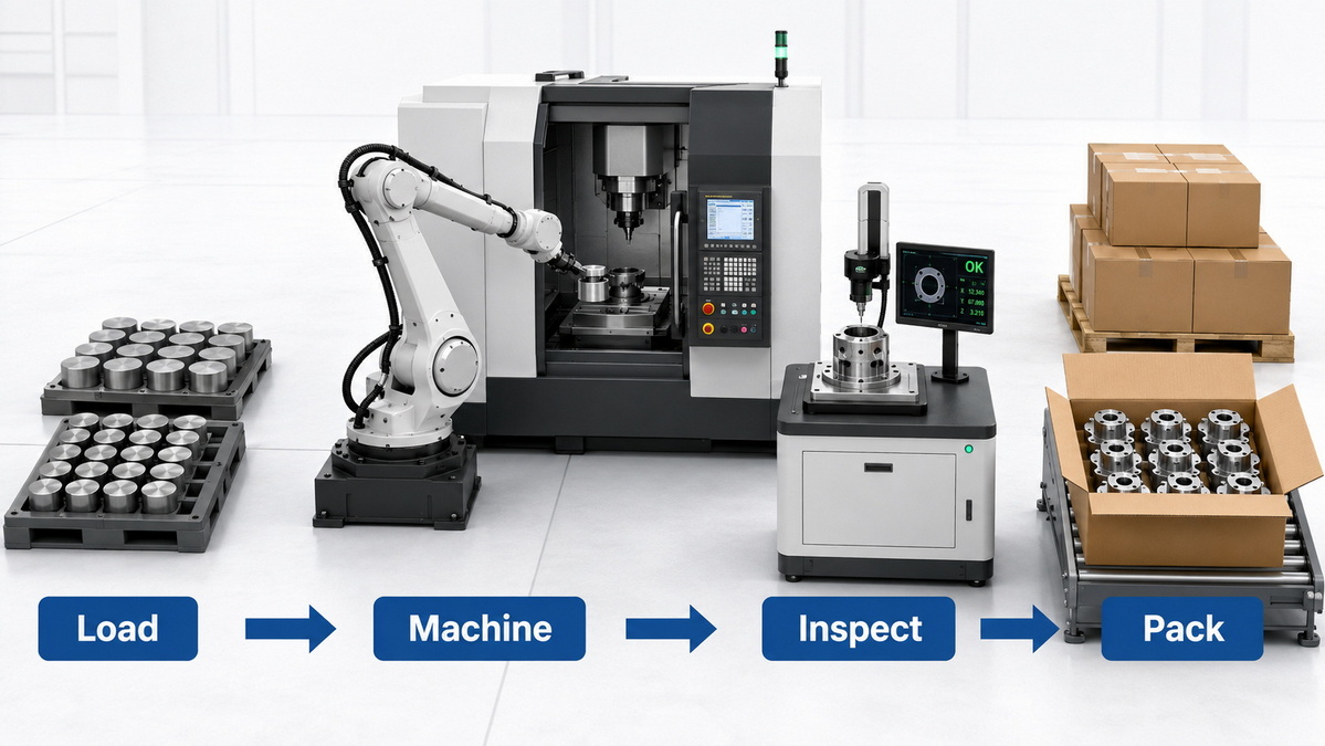 Robotic Machine Tending Workflow