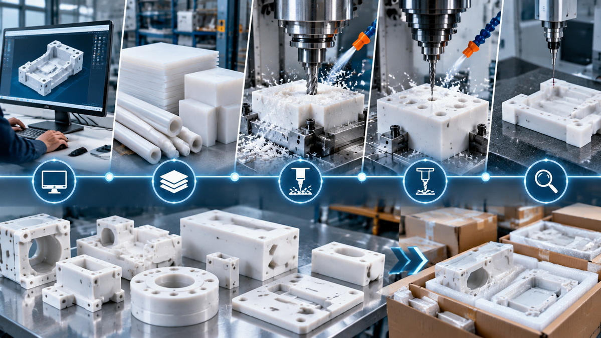 Custom PVC Parts Manufacturing Workflow