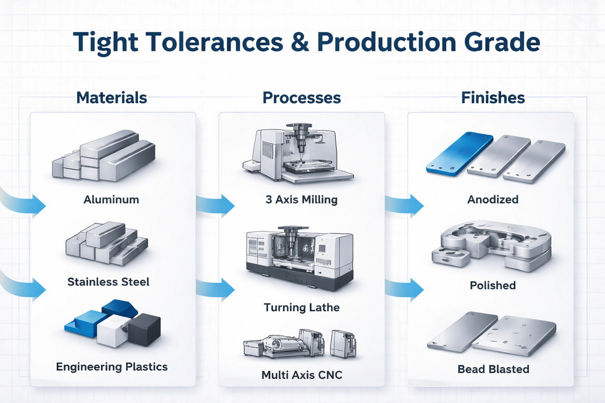 CNC Machining Capabilities Overview CNC Machining Capabilities Overview