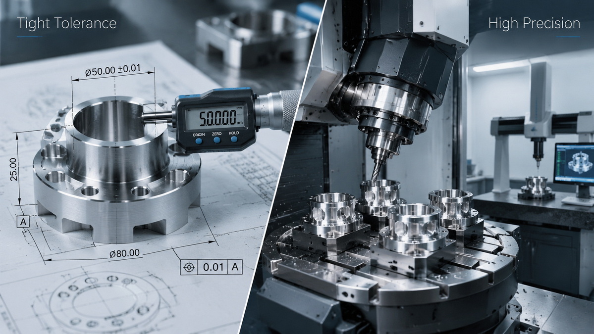 High Tolerance Vs High Precision CNC Machining
