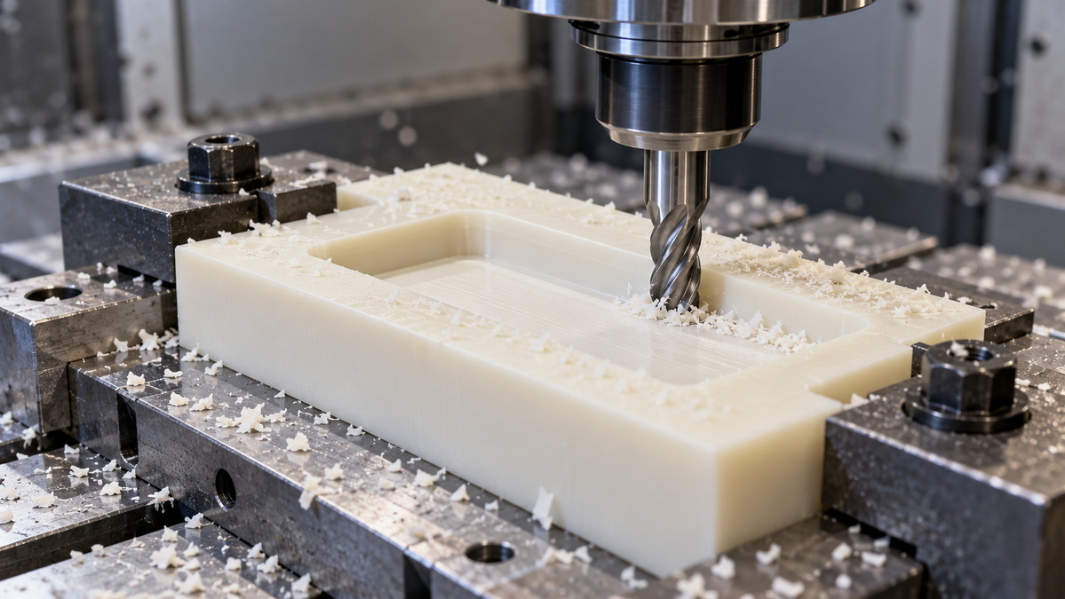 Precision Nylon CNC Milling Process