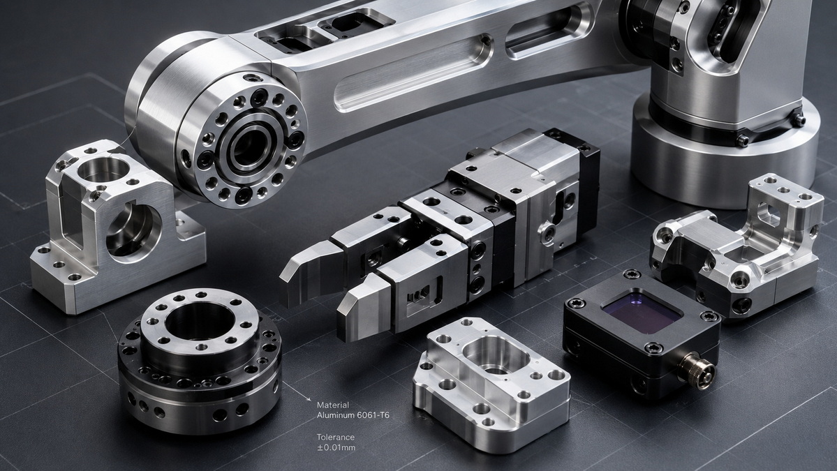 CNC Machined Robotic Components