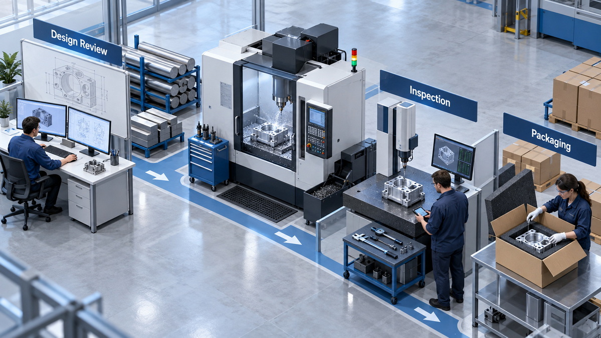 Precision Manufacturing Process Flow
