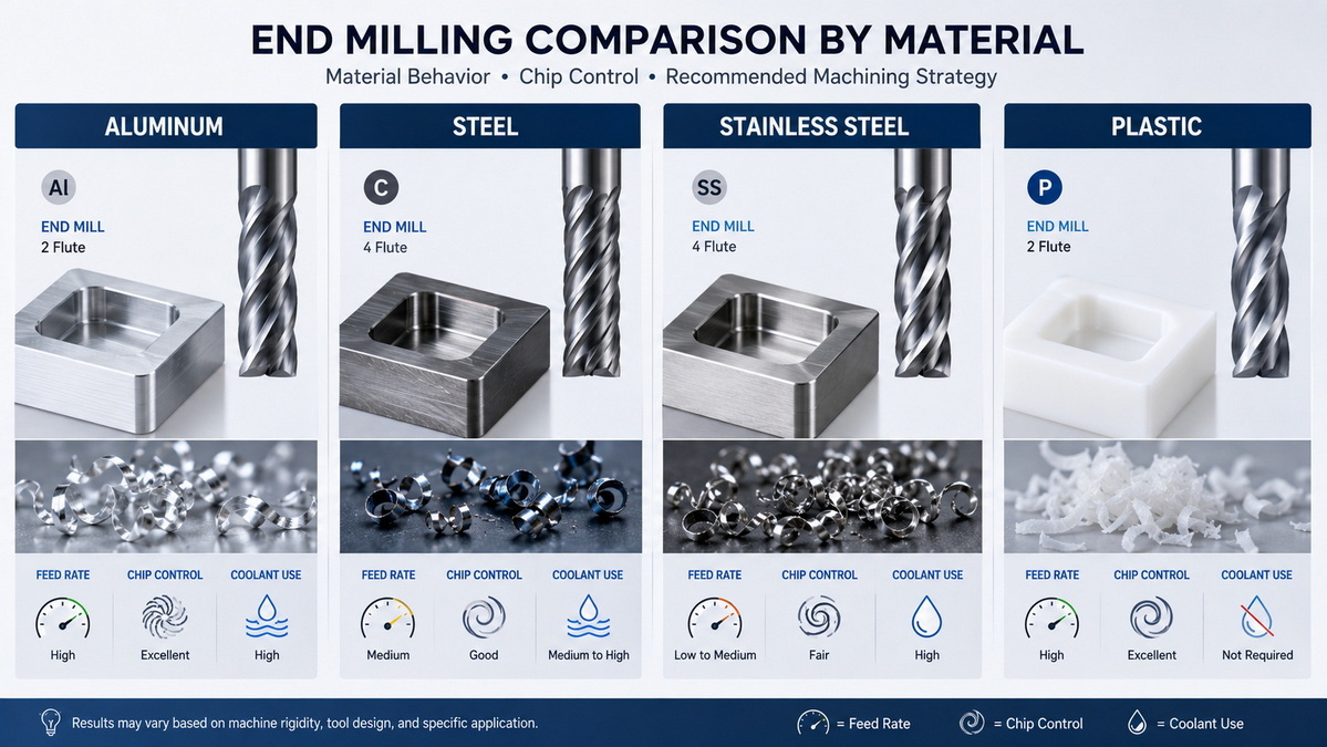 Material Specific Machining Strategy