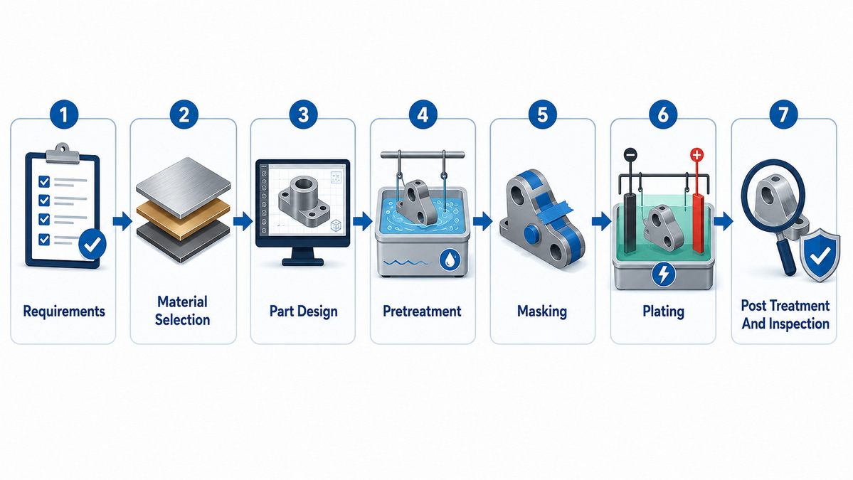 Electroplating Process Workflow