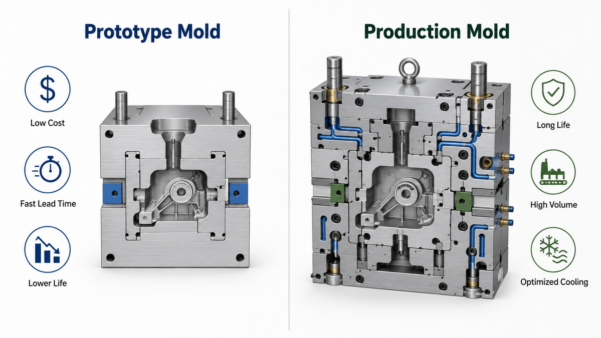 Prototype Versus Production Die Casting Molds