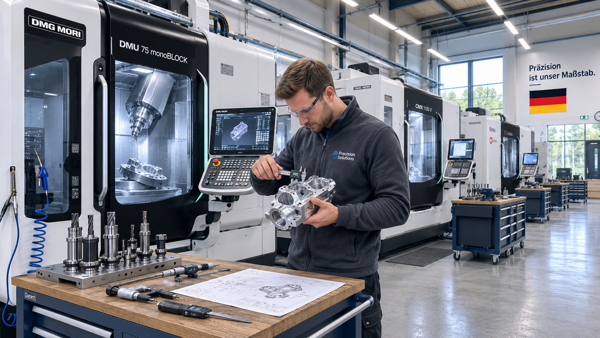 German 5 Axis CNC Workshop
