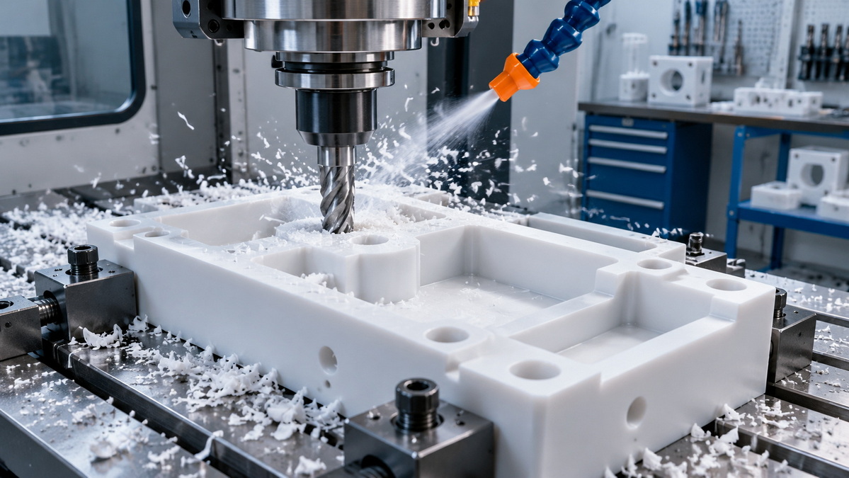 CNC Machining PVC Precision Parts