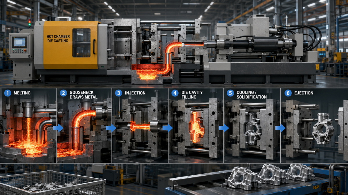 Hot Chamber Die Casting Process
