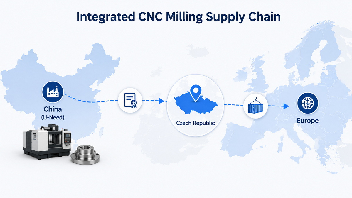 CNC Milling Supply Chain Map