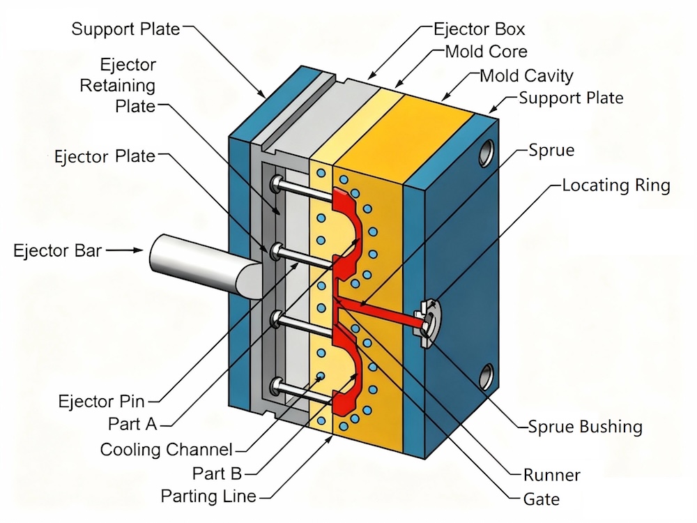 What is Injection Mold Tooling