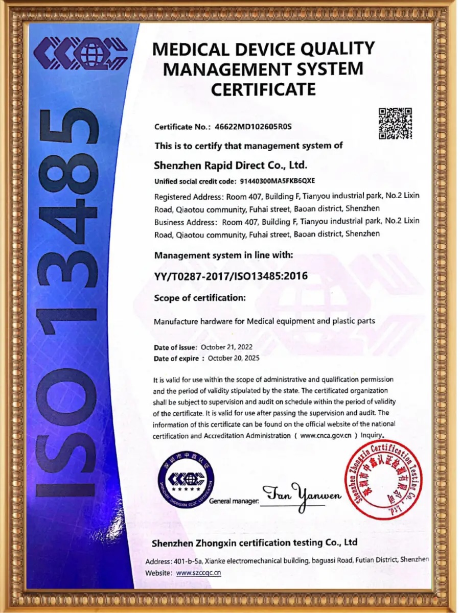 We Are ISO 13485 Certified!