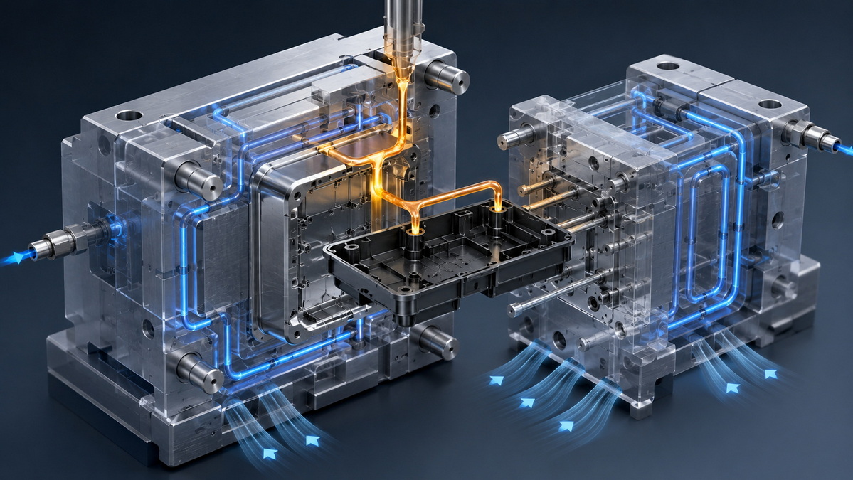 Injection Mold Cooling And Venting