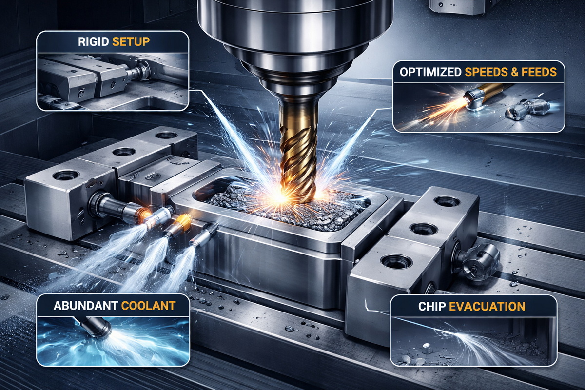 Cnc Machining High Temperature Alloys Process Scene