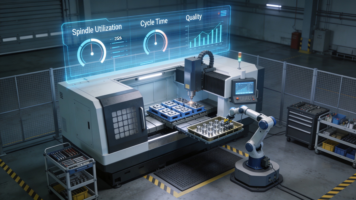 Automated Horizontal CNC Cell