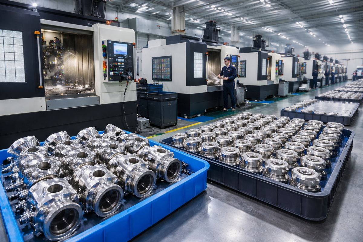 CNC Machining Workshop Stainless Steel Parts