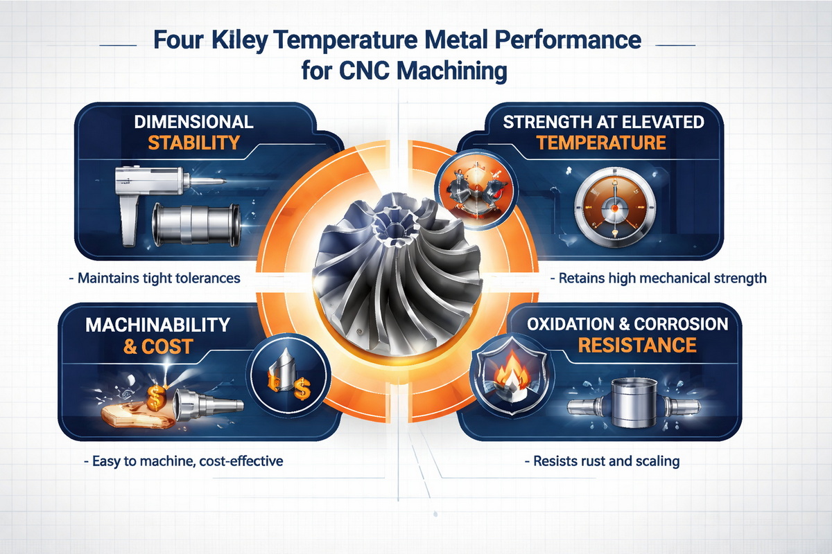Top 5 Heat‑Resistant Metals for CNC Machining (From A Real Project Engineer's View) – And How To Choose The Right One for Your Parts