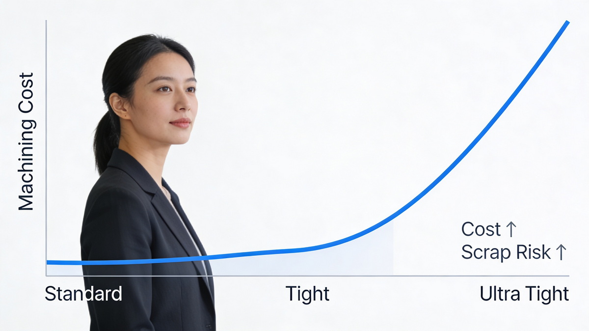 Tolerance Versus Cost Curve Chart