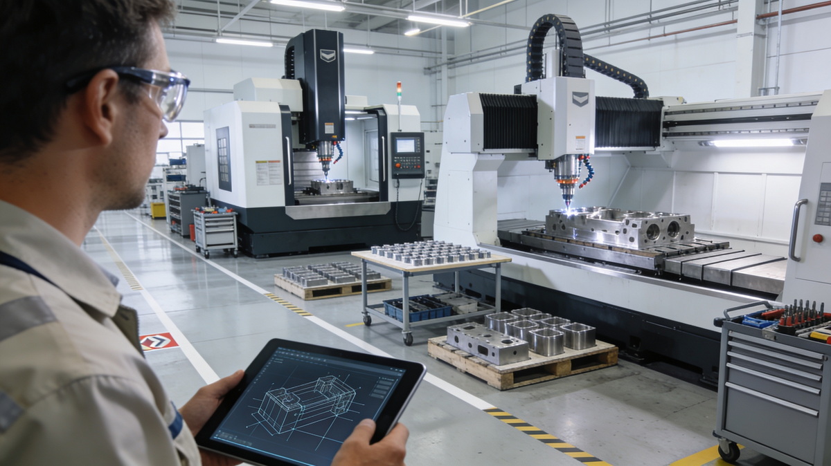 U Need CNC Machining Shop Floor