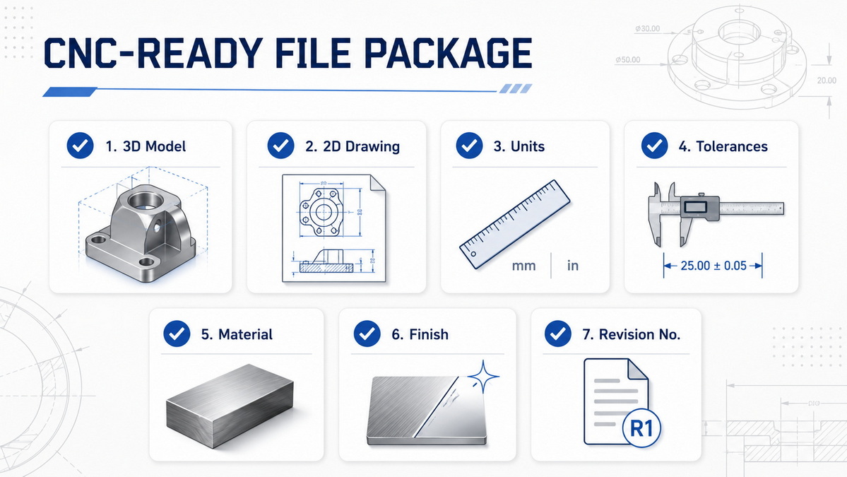 Ready To Send CNC File Checklist