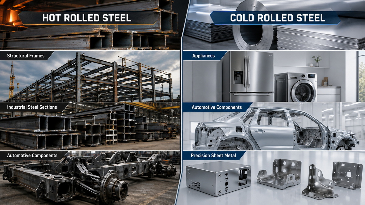 Hot Rolled Vs Cold Rolled Steel: Key Differences, Uses, And How To Choose The Right Material