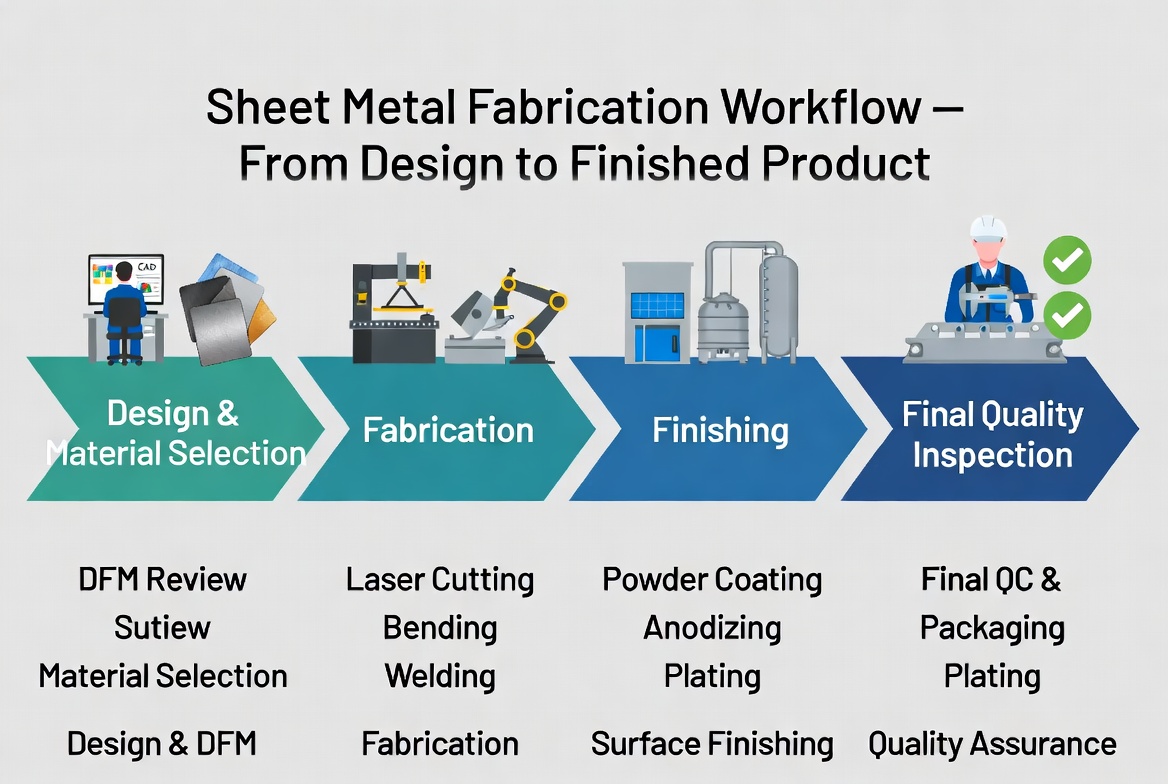 Sheet Metal Fabrication Finishing Options: An Expert Manufacturer's Guide for Better Performance, Cost, And Aesthetics