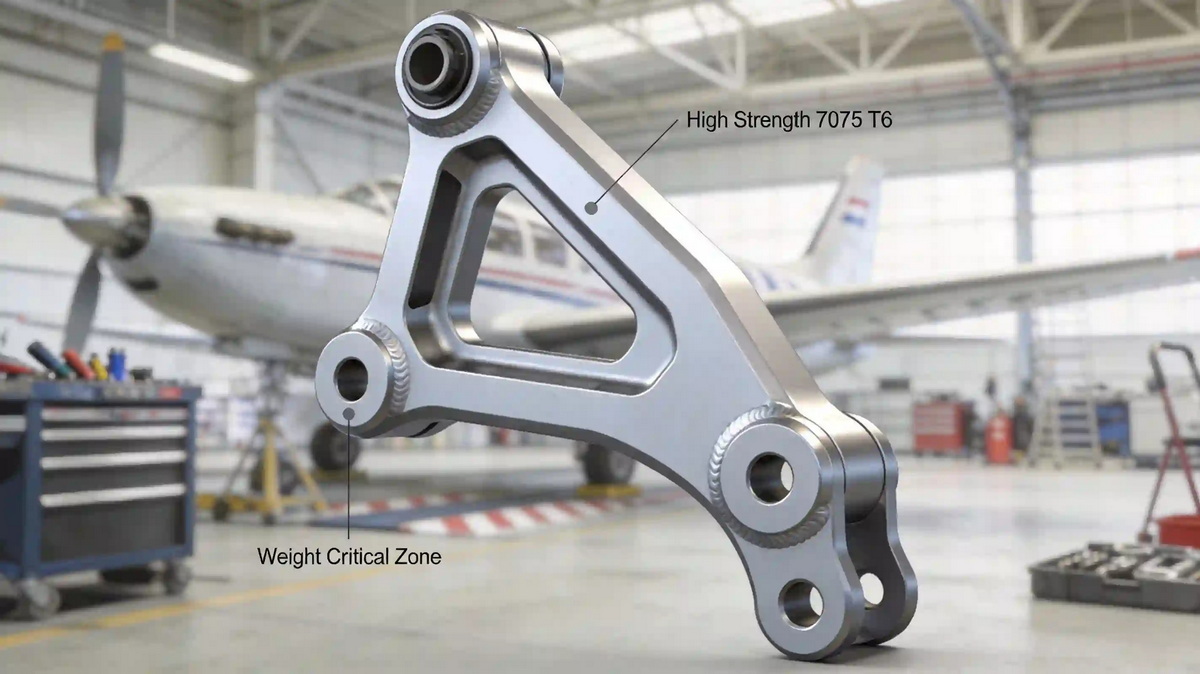 High Strength 7075 Aerospace Component