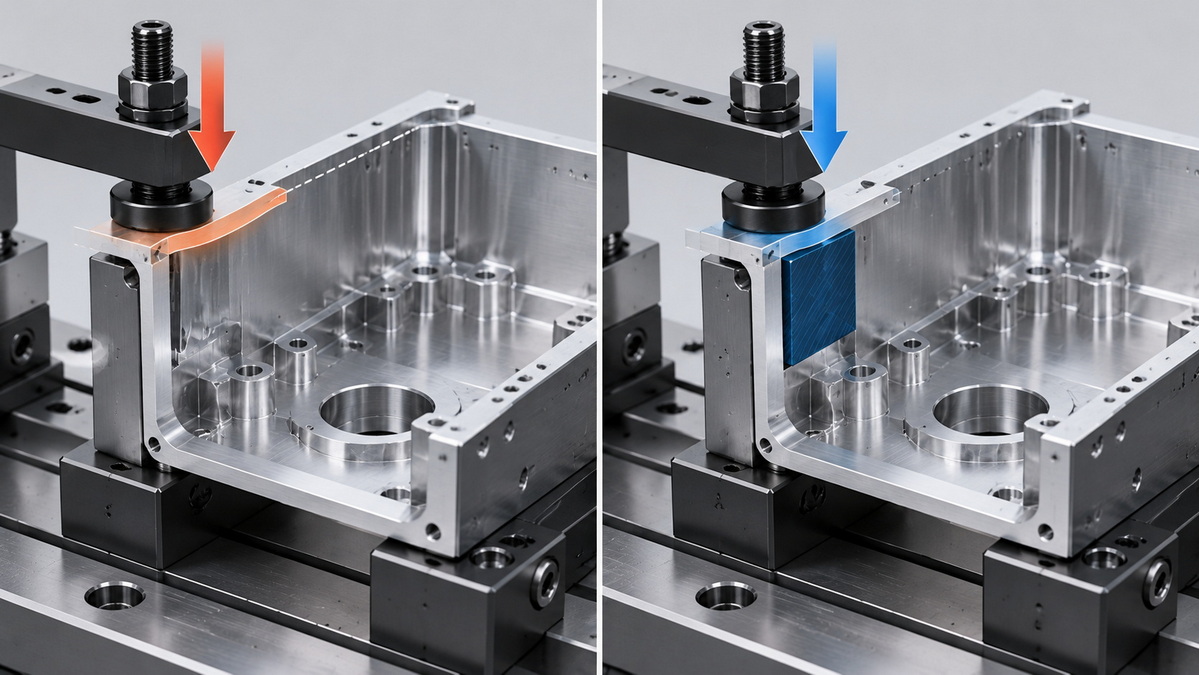 Clamping Distortion In Thin Wall Machining