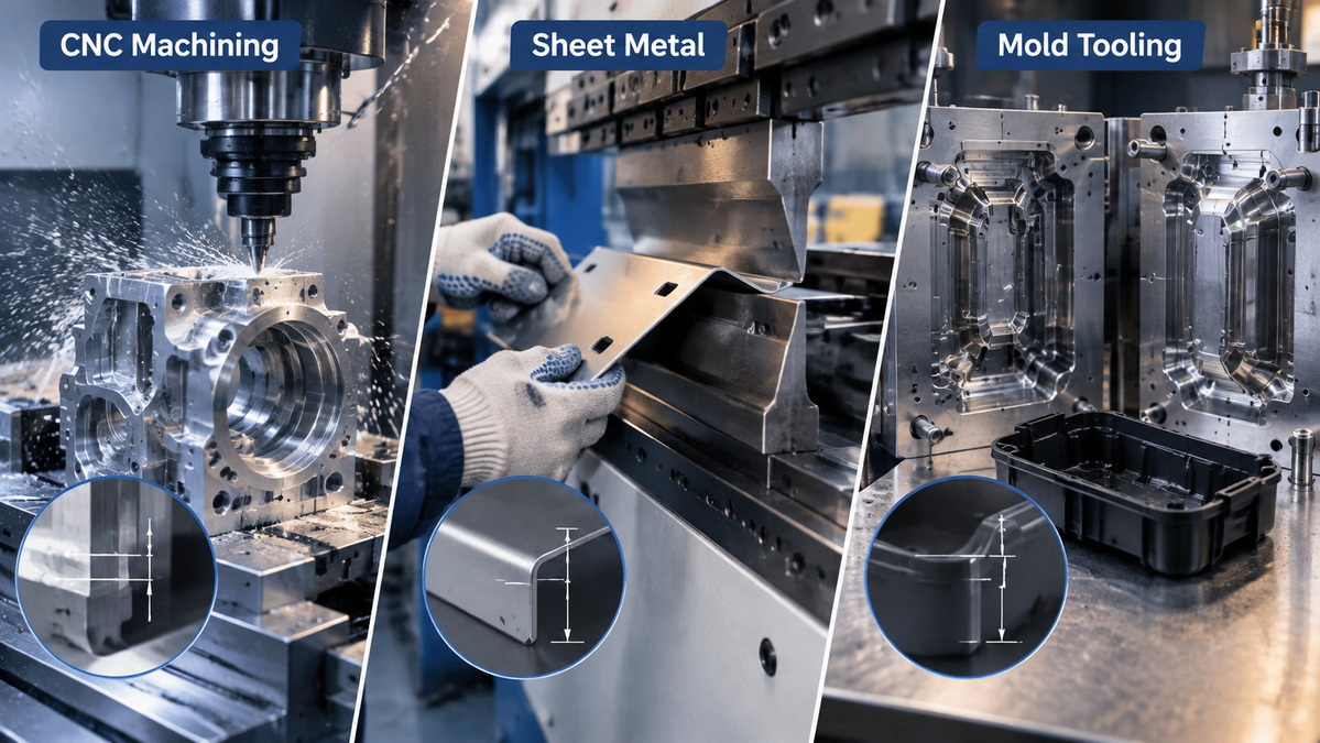 Manufacturing Tolerance Process Comparison