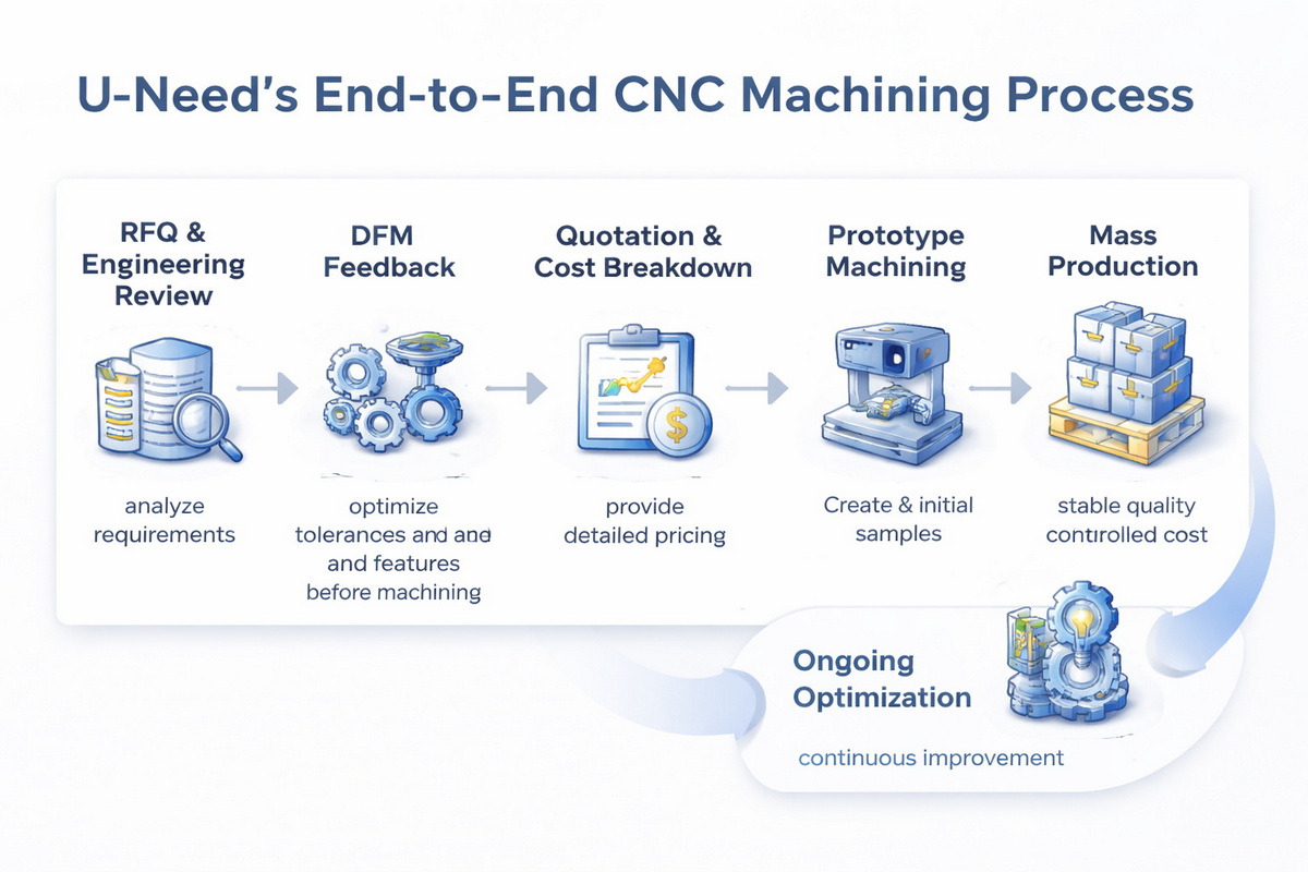 U Need CNC Production Workflow