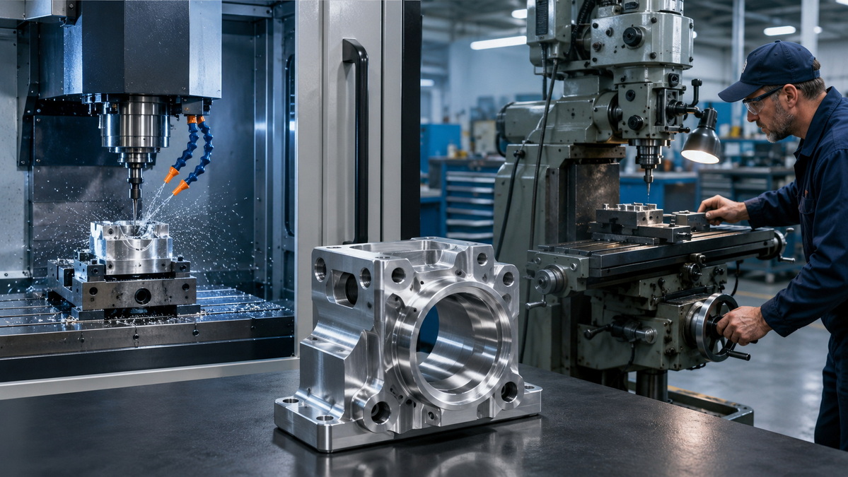  CNC Machining Vs. Manual Machining: How To Choose The Right Process for Precision Parts