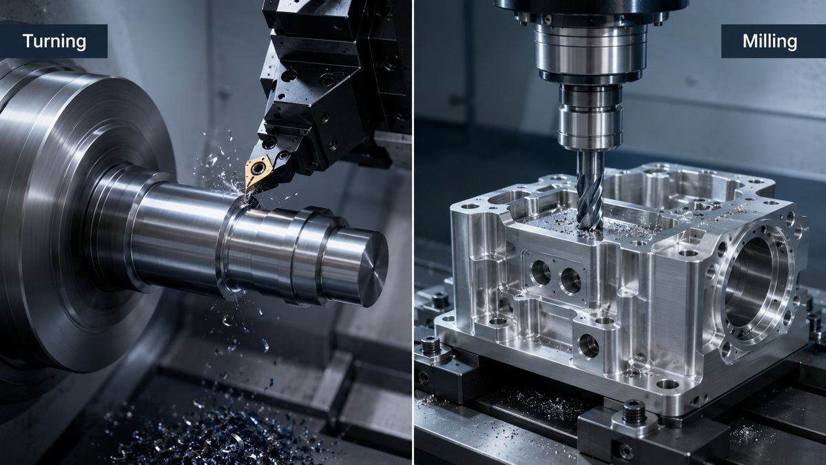 CNC Turning And Milling Comparison