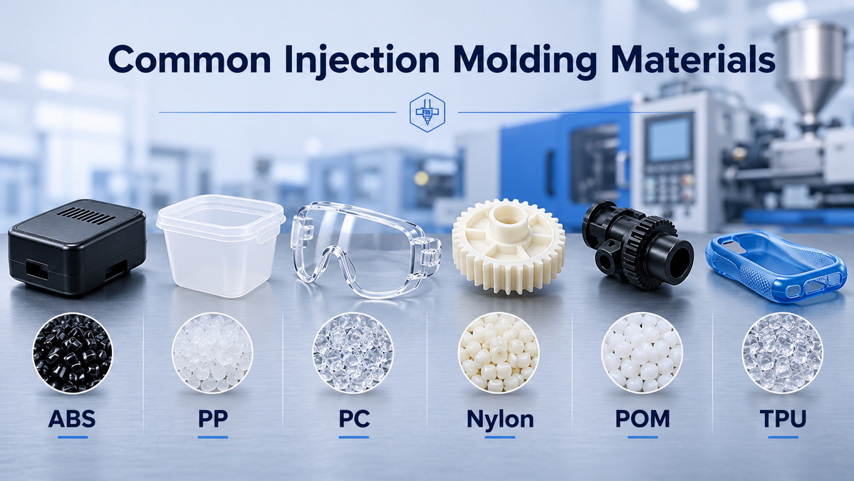 Injection Molding Materials Guide: How To Choose The Right Plastic for Performance, Cost, And Reliability