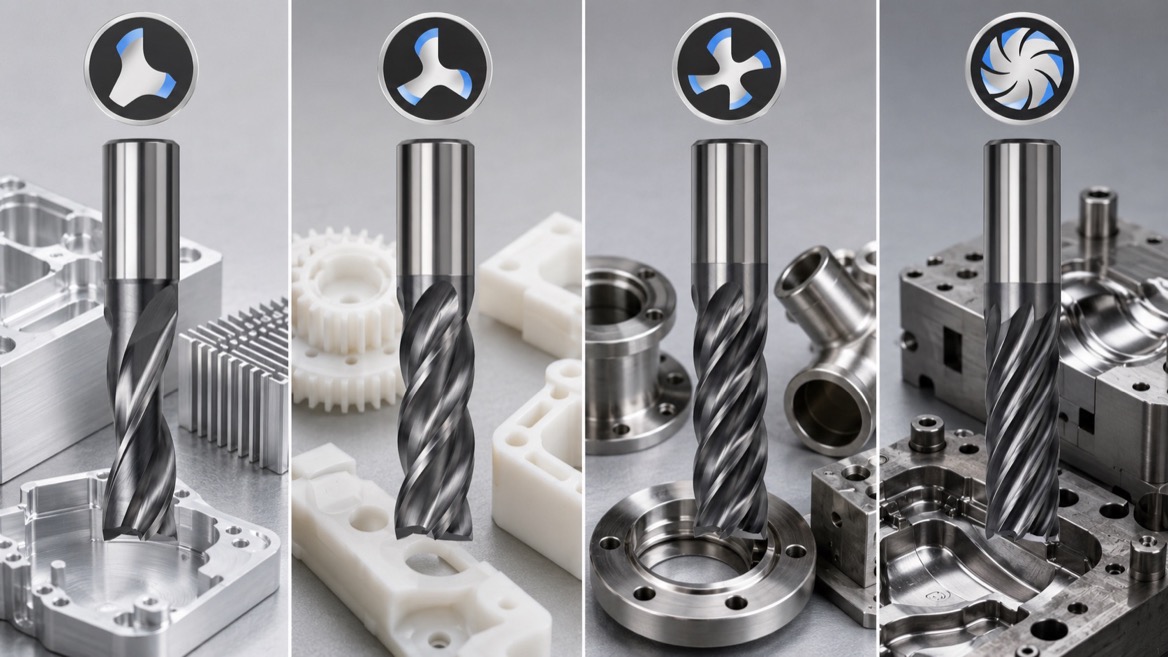 Flute Count Application By Material Flute Count Application By Material