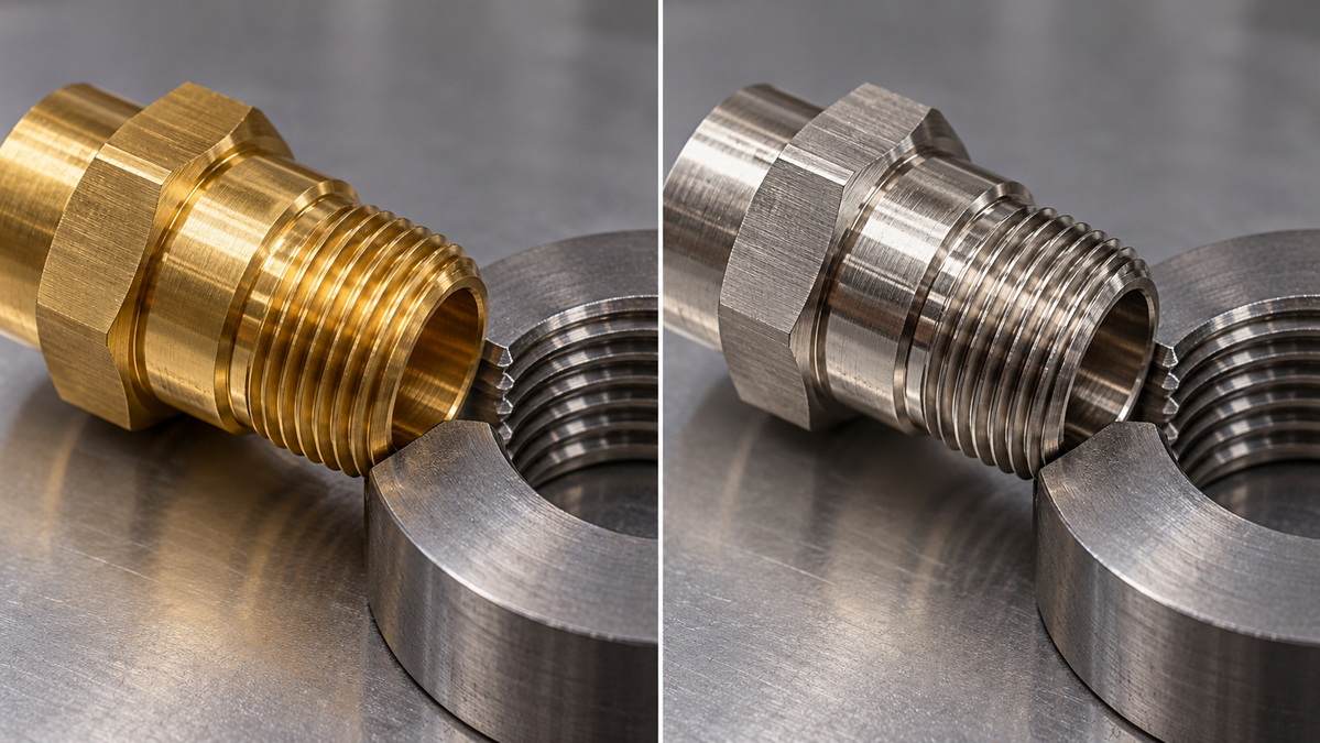 Brass Thread Inspection Before And After Plating