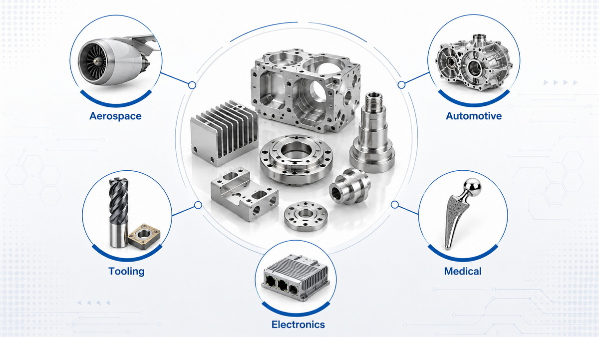 CNC Machining Applications By Industry