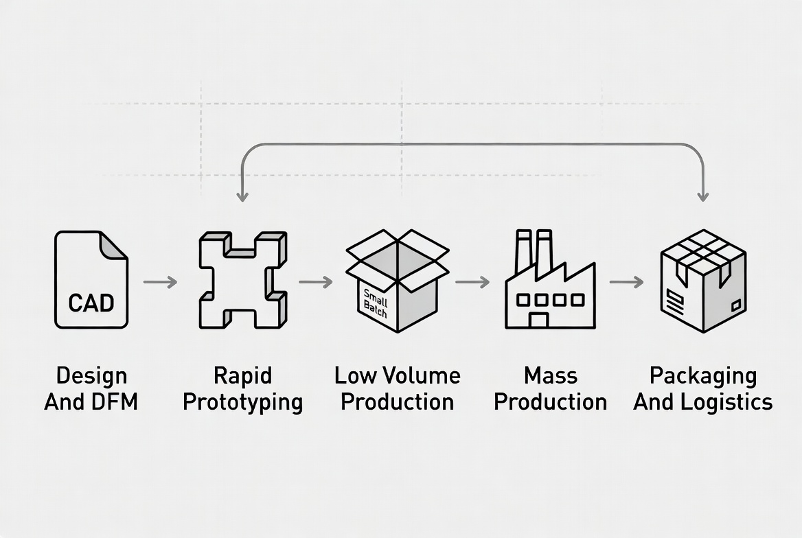 From Design To Mass Production Workflow From Design To Mass Production Workflow