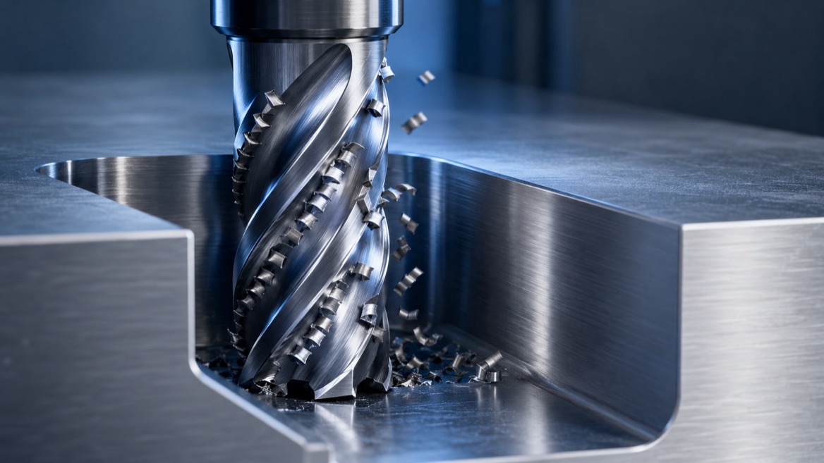 Chip Breaker Milling Cutter In Action Chip Breaker Milling Cutter In Action