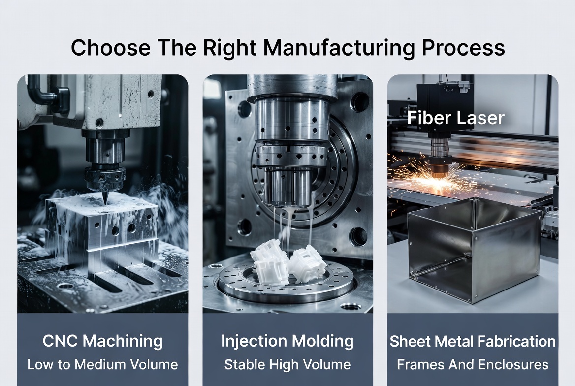 CNC Machining Versus Molding Versus Sheet Metal CNC Machining Versus Molding Versus Sheet Metal